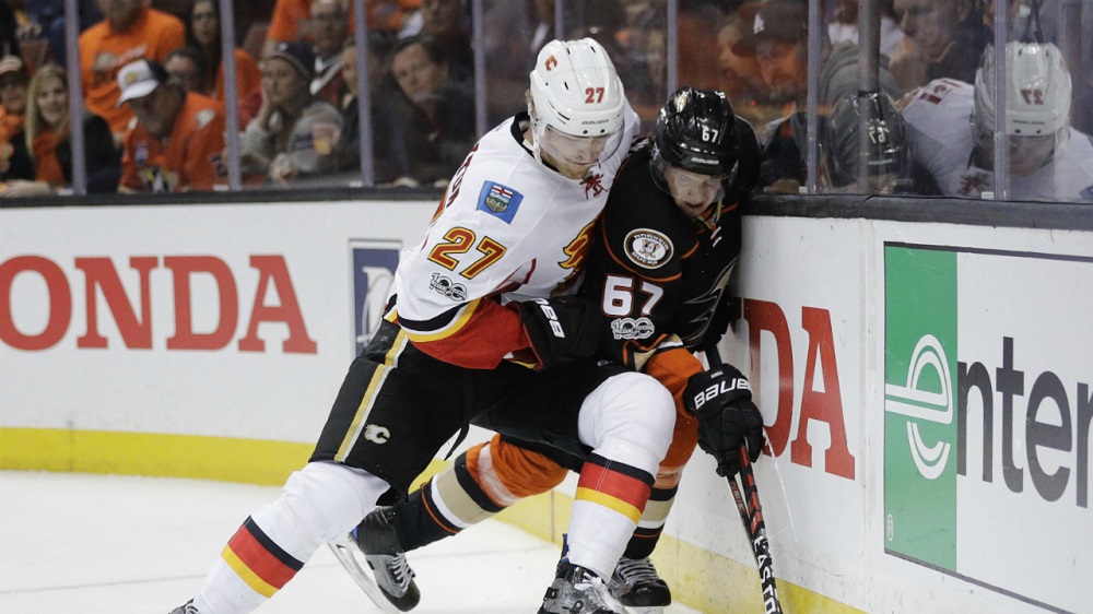 Calgary Flames' Fans Upset over Game 3 Ruling vs. Anaheim Ducks 2017 images