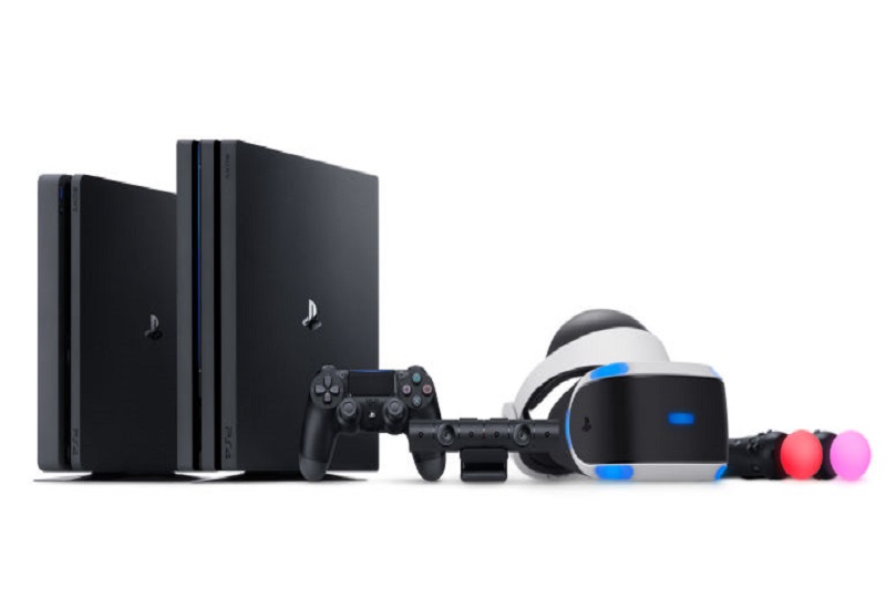 sony ps4 consoles with vr
