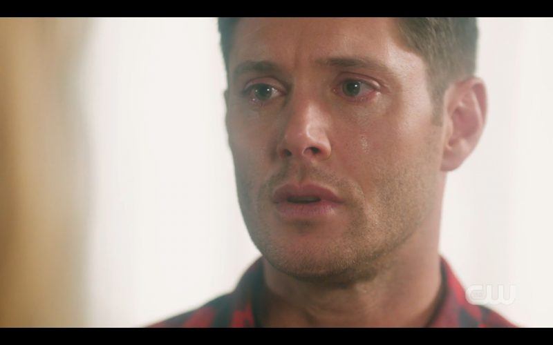 dean winchester crying hard supernatural who we are flashback