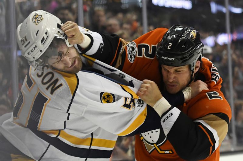 ducks succomb to predators for game 1 stanley cup playoffs 3-2