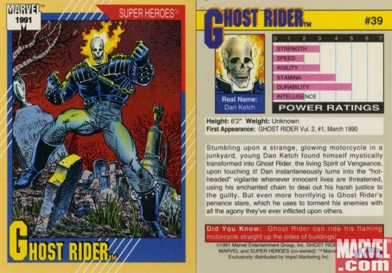 ghost rider marvel 1992 marvel comics
