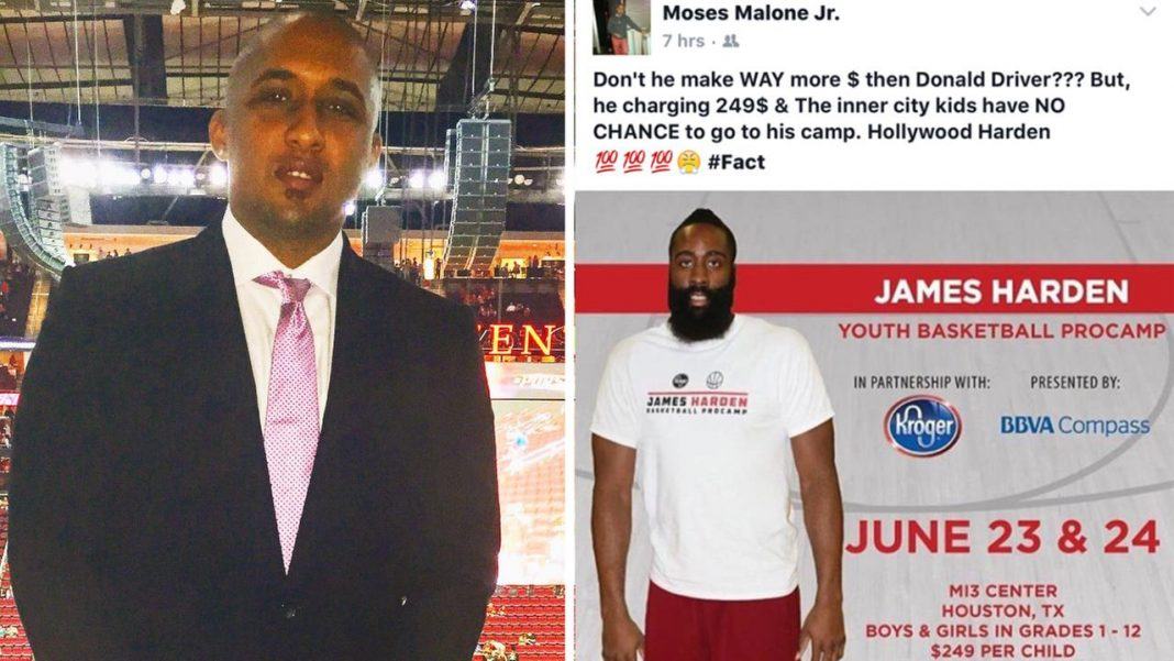 james harden under fire from moses malone jr for attack 2017 images