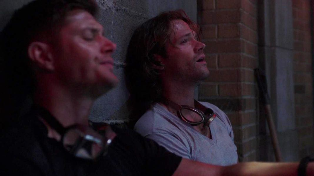 winchester brothers sweathy hot bulge drunk