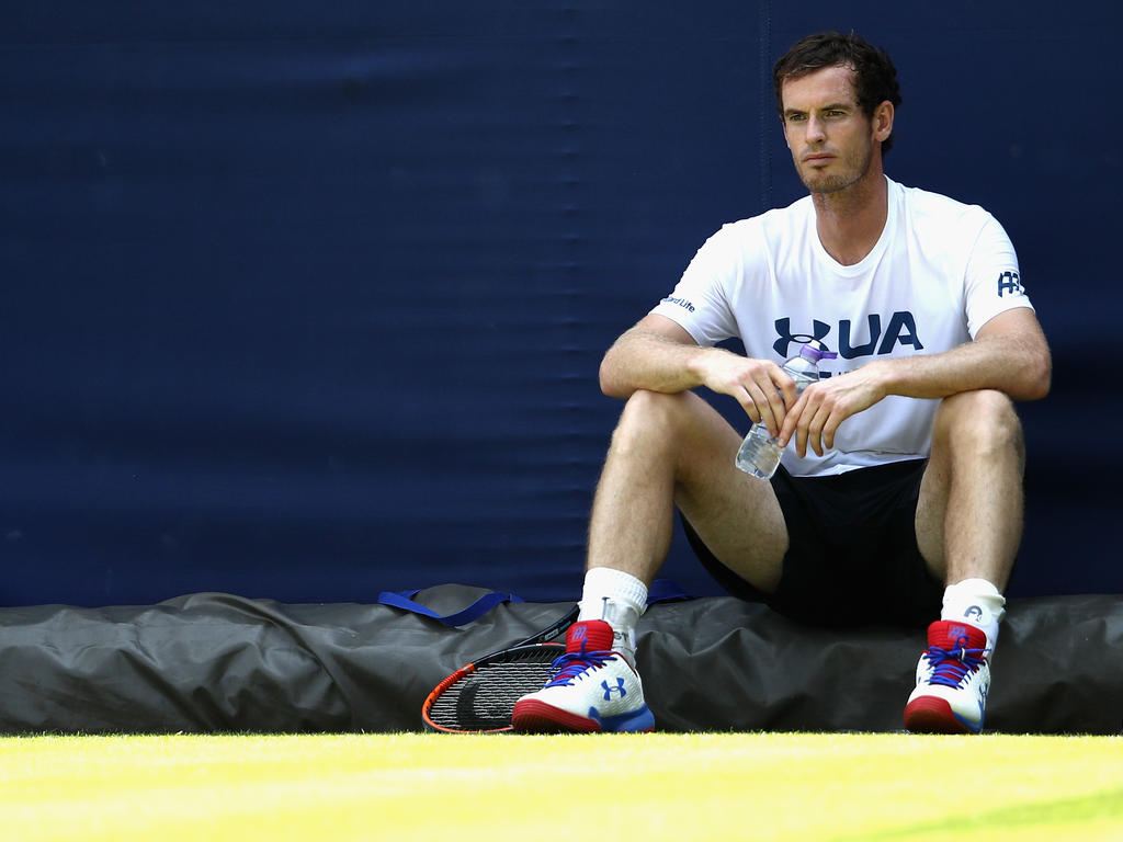 andy murray knocked out of queens by jordan thompson 2017 images