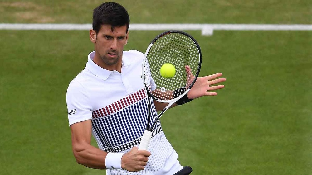 novak djokovic moves ahead at eastbourne, playing down wimbledon chances 2017 images
