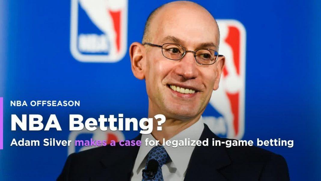 adam silver optimistic about legalized sports betting 2017 images
