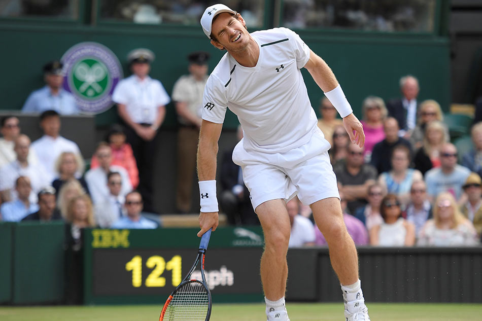 andy murray stunned by sam querrey loss at wimbledon 2017 images