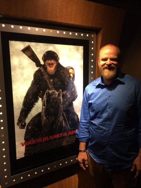 michael adamthwaite war for the planet of the apes movie tv tech geeks interview