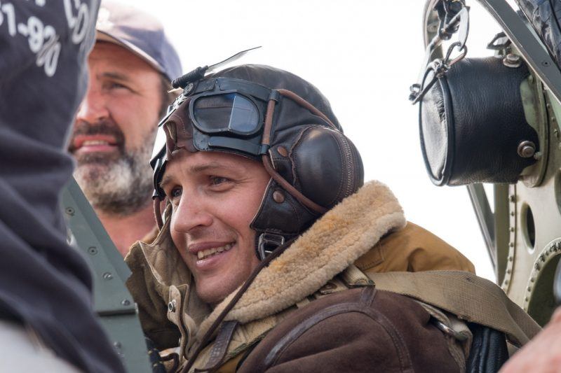 tom hardy working dogfight in dunkirk movie