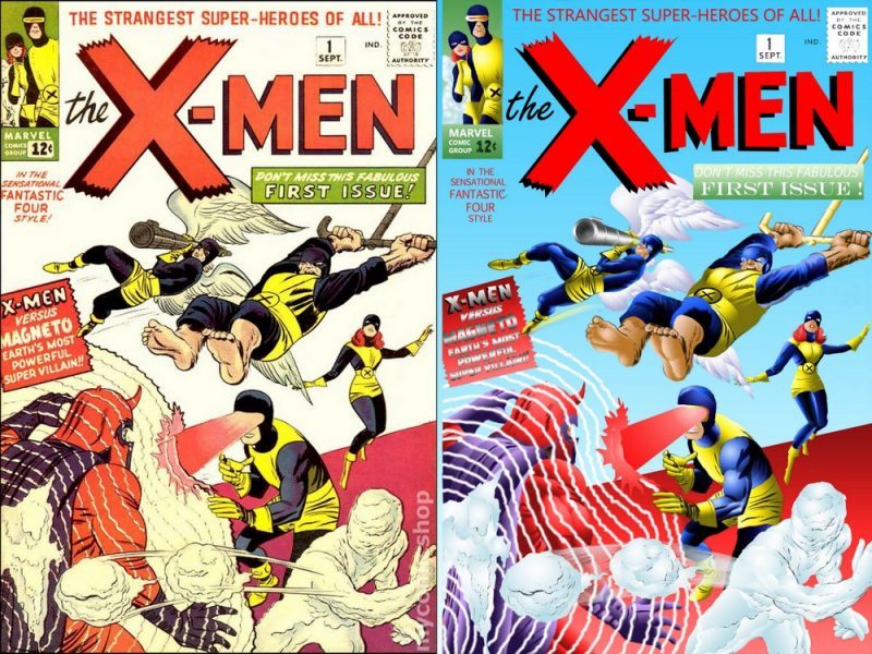 uncanny x men 1 cover combined images