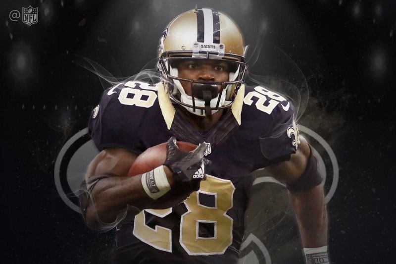 adrian peterson looking great for new orleans saints 2017