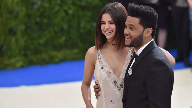 selena gomez with the weeknd 2017
