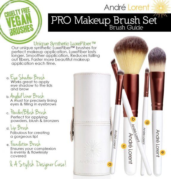 #1 PRO Makeup Brush Set With Gorgeous Designer Case holiday gift guide ideas