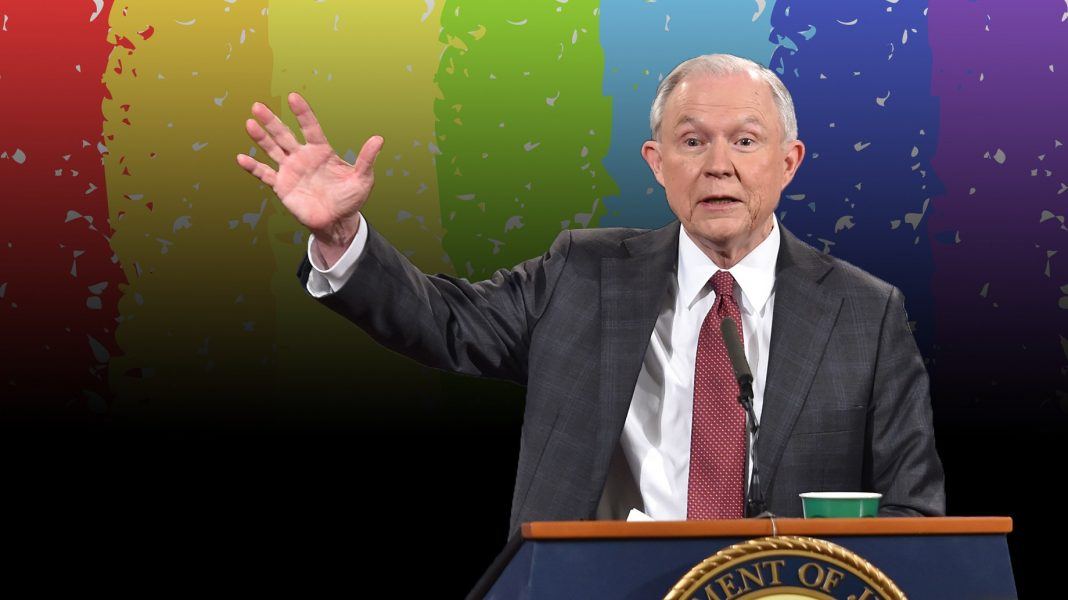 jeff sessions gives religion more freedom to discriminate against lgbt community 2017 image