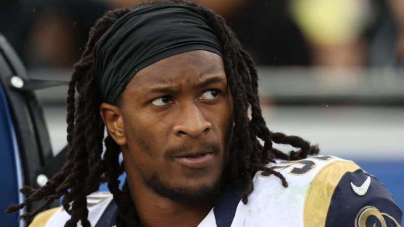 rams todd gurley not happy with planing in nfl london