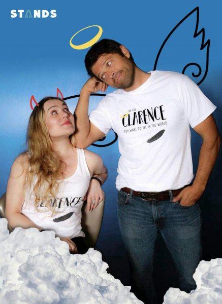 be the clarence shirts misha collins rachel miner