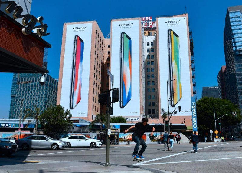 iphone x apple billboards