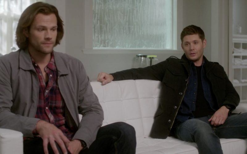 supernatural dean sam winchester on white therapist couch