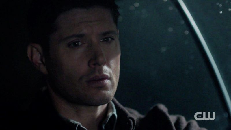 supernatural dean winchester upset driving baby bad places