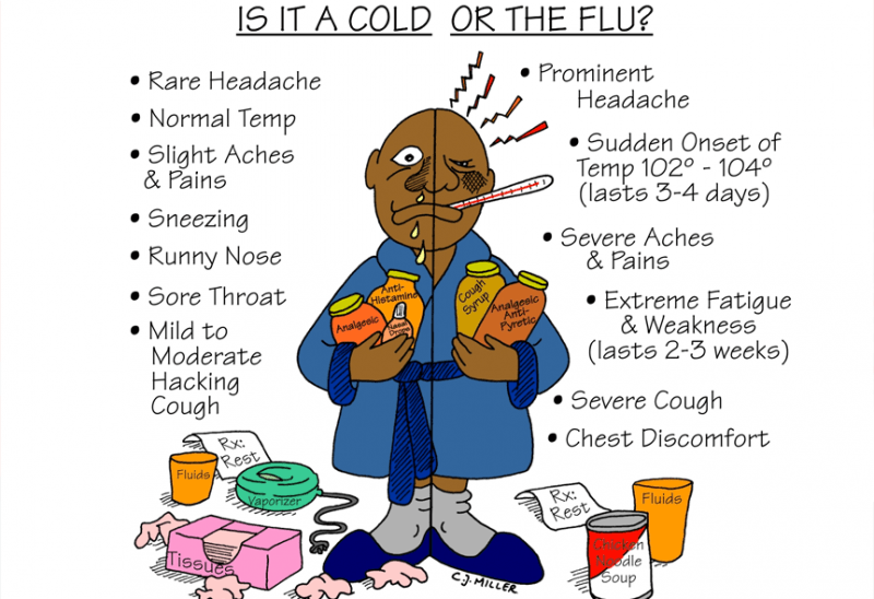 cold symptons or flu symptoms