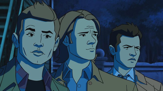 scoobynatural wincheter brothers with castiel supernatural