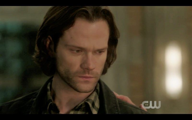sam winchester enjoying being touched by dean supernatural