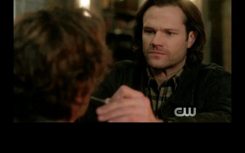supernatural sam winchester surgery on gabriels face thing