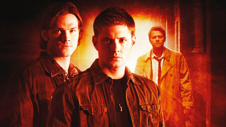 supernatural winchester brothers with castiel