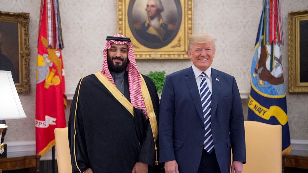 donald trump standing by saudi arabia counter to cia claims