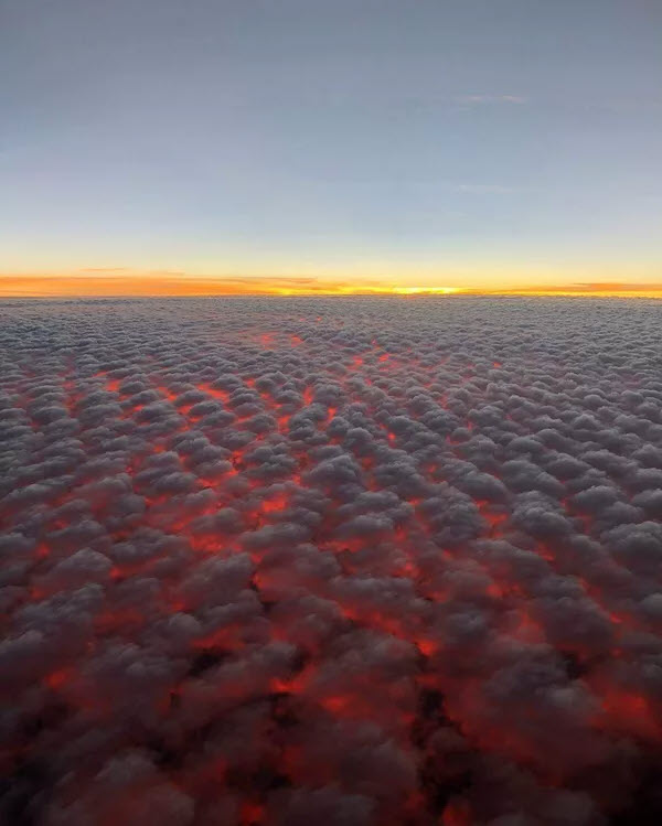 red tinted clouds over california wildfire concerns social media