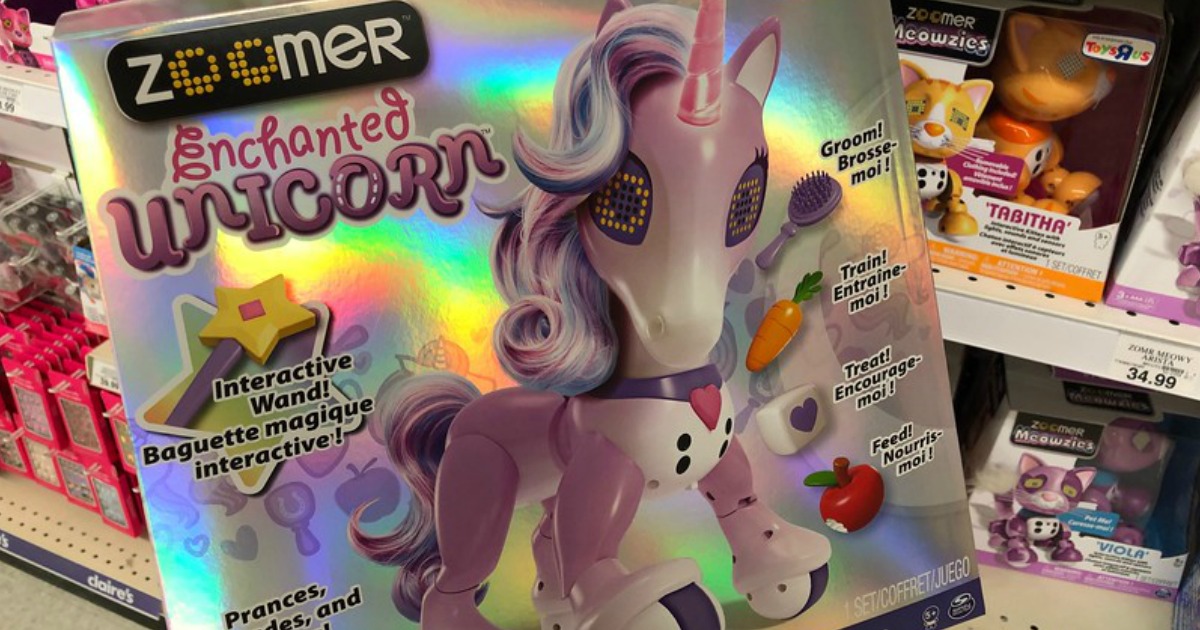 zoomer enchanted unicorn hot holiday kids toys 2018