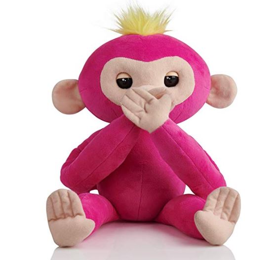Fingerlings Hugs Bella lush baby monkey pet wowwee for young girls gifts
