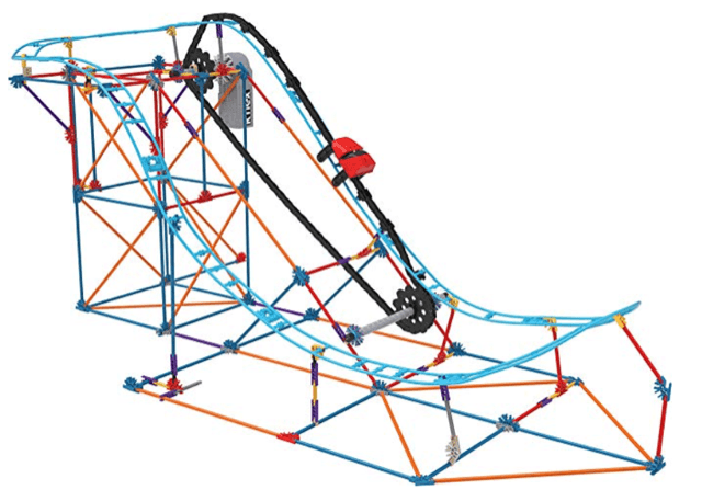 KNEX Thrill Rides Cobweb Curse Roller Coaster Building Set hottest boy toys 2018
