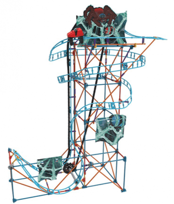 K'NEX Thrill Rides – Cobweb Curse Roller Coaster Building Set boy toys full set
