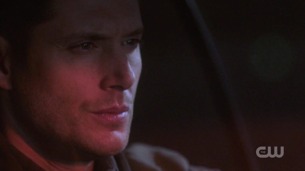 dean winchester lit red in baby impala prophets loss