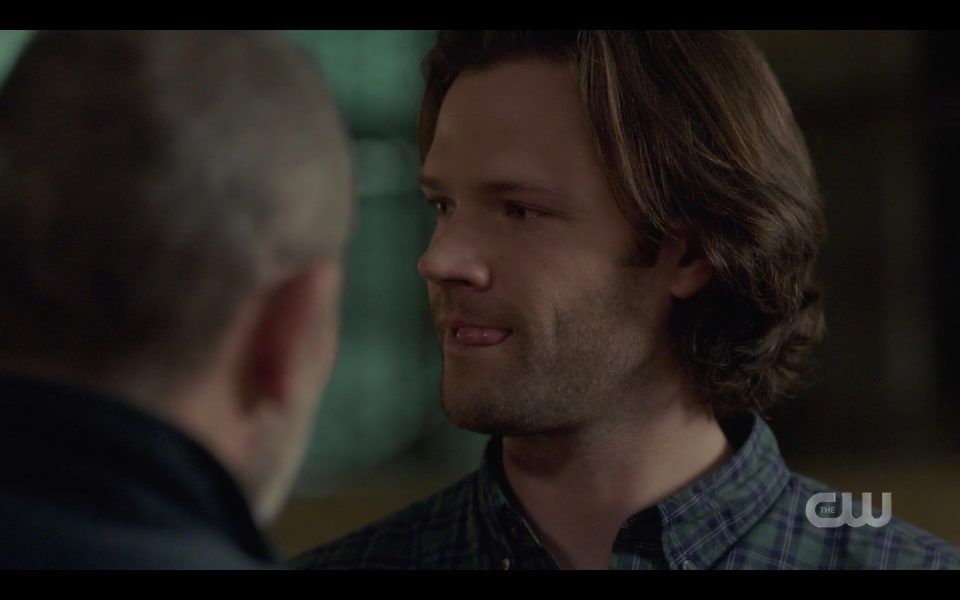 sam winchester controlling tears anger at daddy john spn 1413