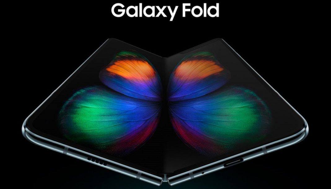 samsung galaxy fold smartphone opened up 2019 images