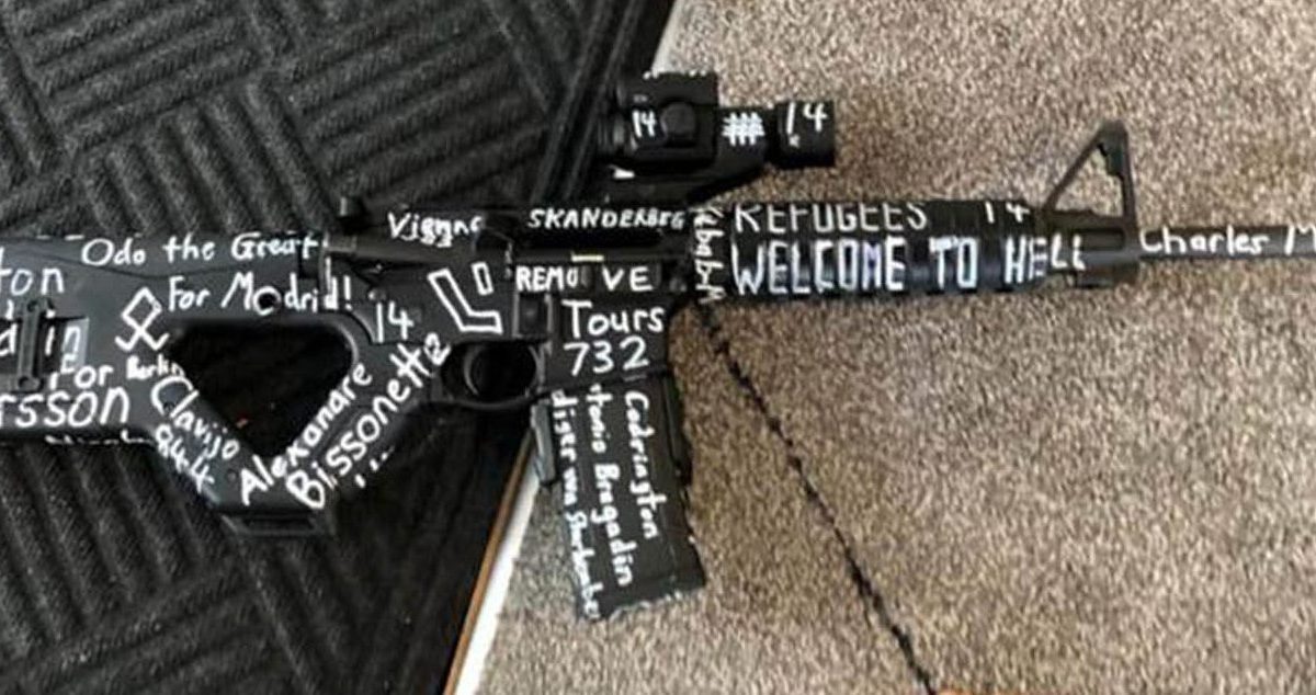 Brenton Tarrant rifle used in New Zealand mosque shooting.