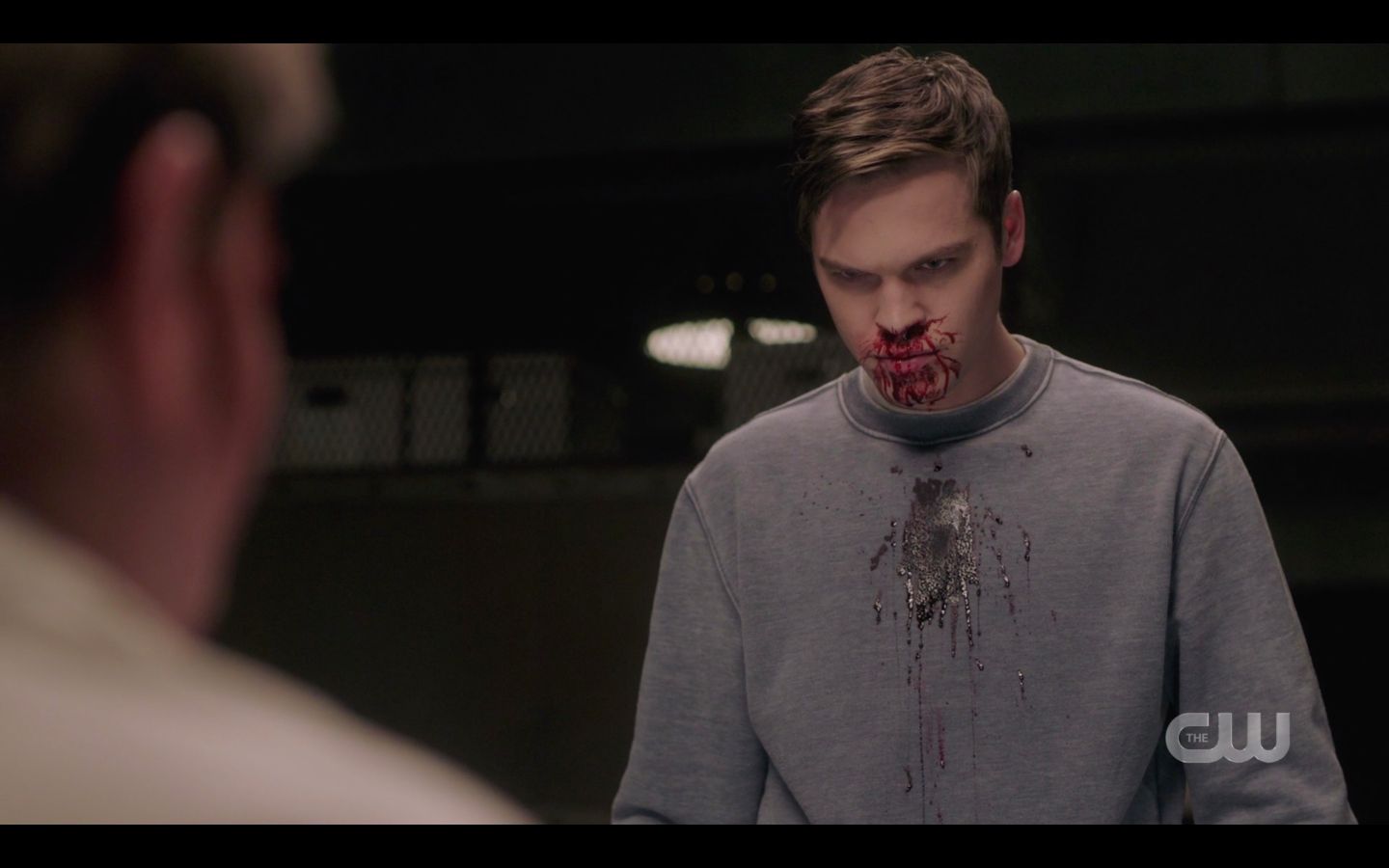 Bloody face Jack with Nick Lucifer father SPN 14.17