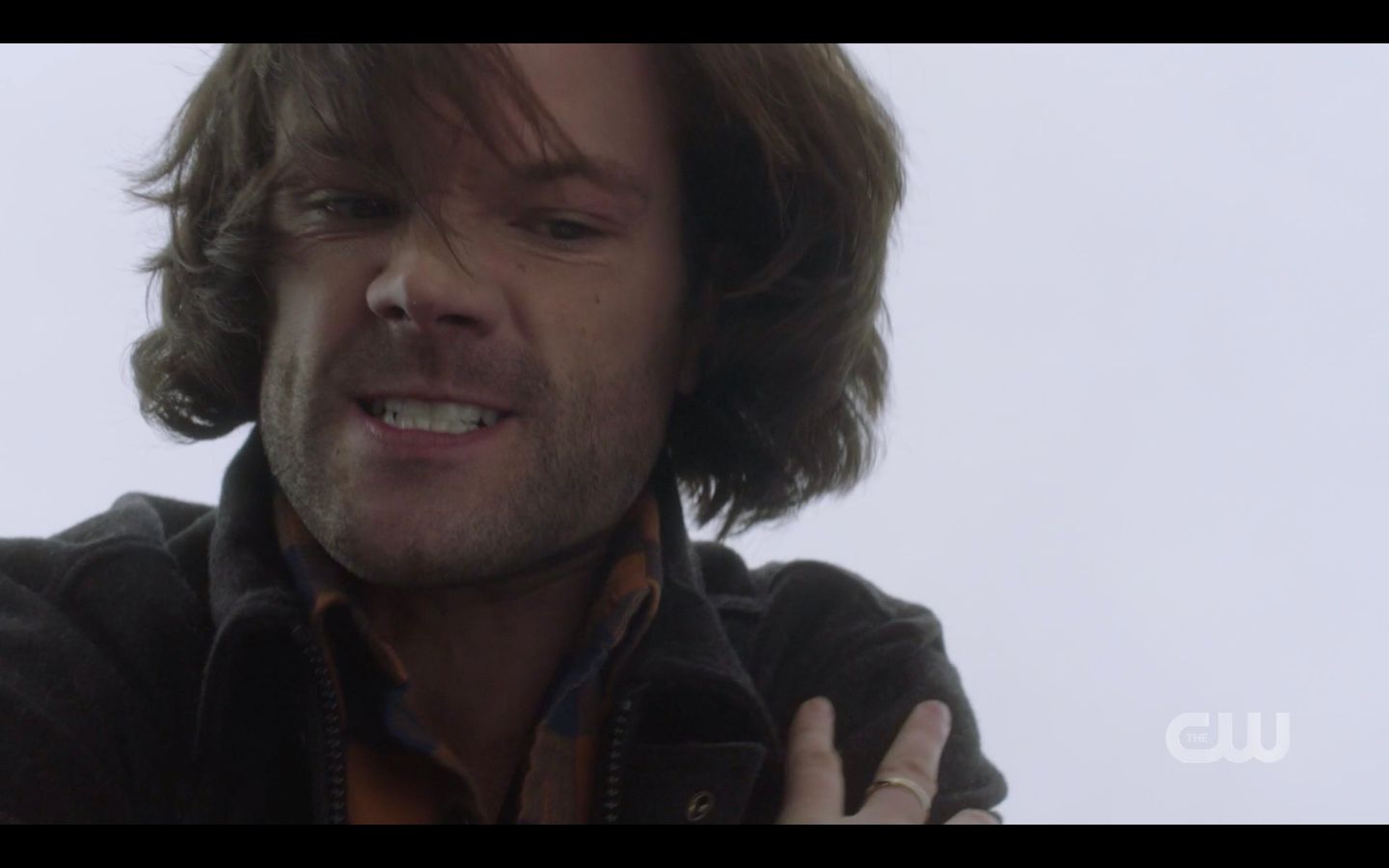 SPN 14.17 Sam Winchester pins Nick down angry death look