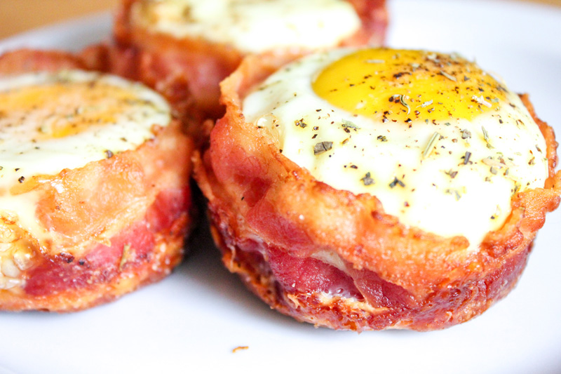 mouth watering egg ham muffin healthy breakfast