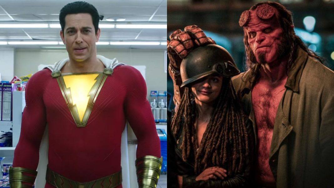 shazam top box office again while hellboy fizzles without del Toro 2019 images
