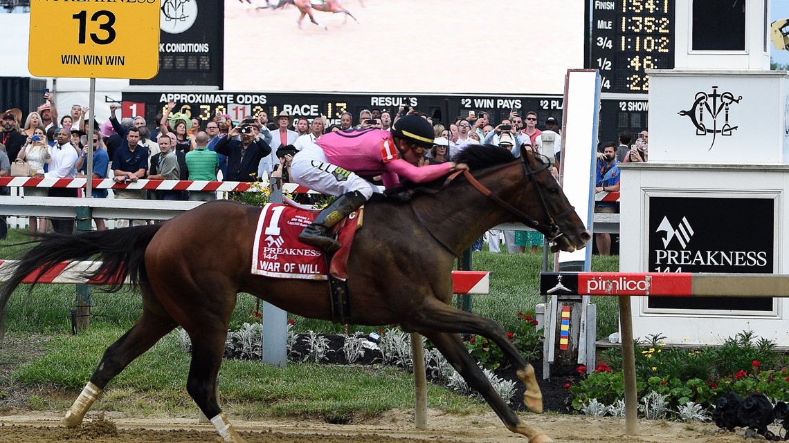 war of will takes crown at 2019 preakness stakes