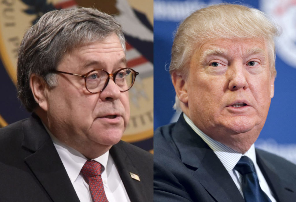 william barr in donald trumps image as us attorney general