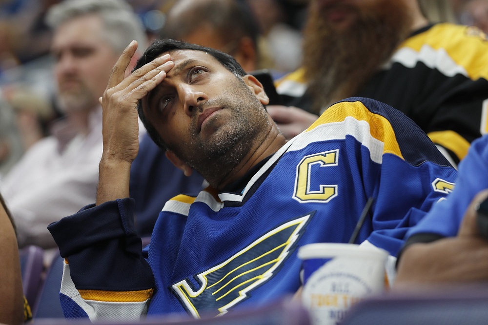 st louis fans worried at bruins game 3 game stanley cup 20190
