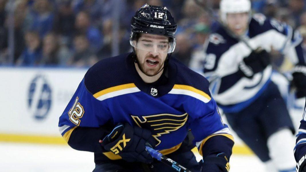 zach sanford back in play for blues stanley cup game 3 2019 images