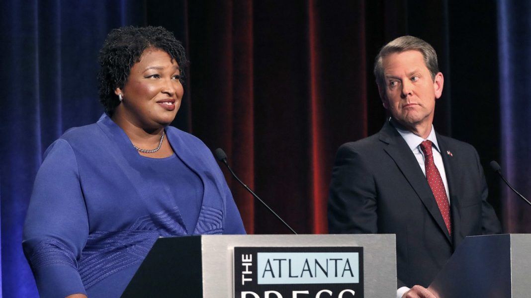stacey abrams brian kemp georgia election hack mystery 2019 images