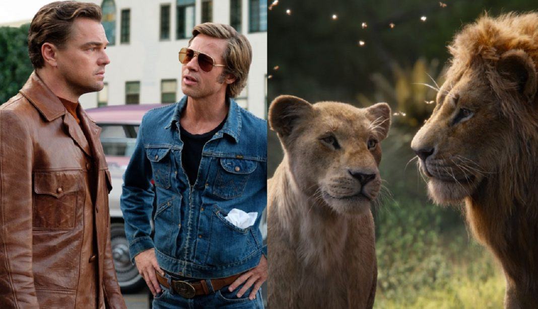 tarantino once upon time in hollywood loses to lion king box office 2019