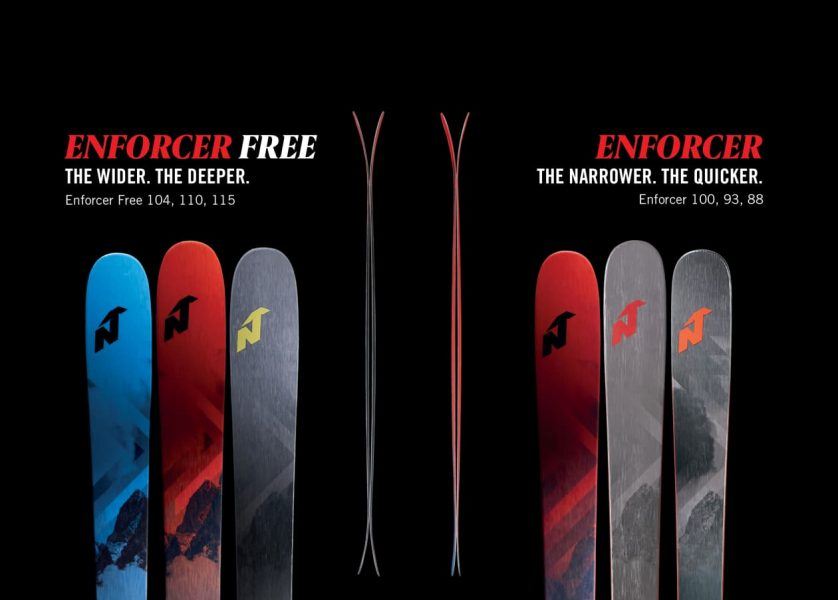 Nordica Enforcer 93 Skis Mens 2019 hottest sports fitness holiday gifts guide