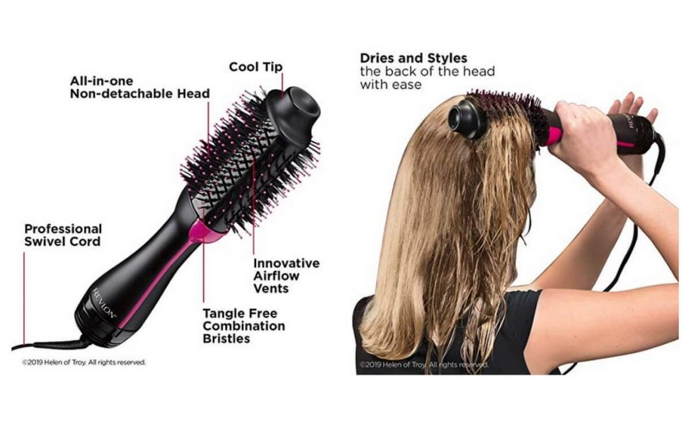 Revlon One-Step Hair Dryer & Volumizer Hot Air Brush 2019 hottest holiday beauty hair gift ideas
